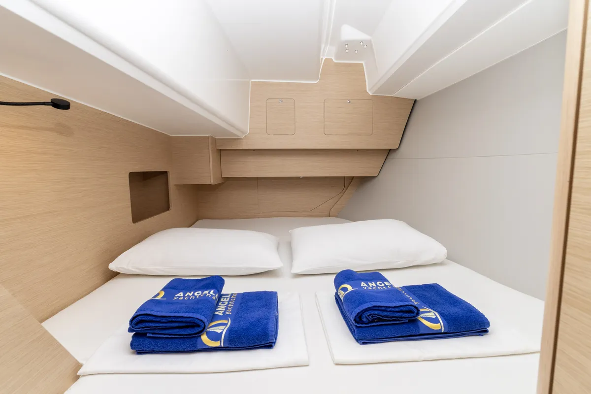 Cabin on Lumi, a Dufour 37 sailboat at Grad Biograd na Moru, Croatia