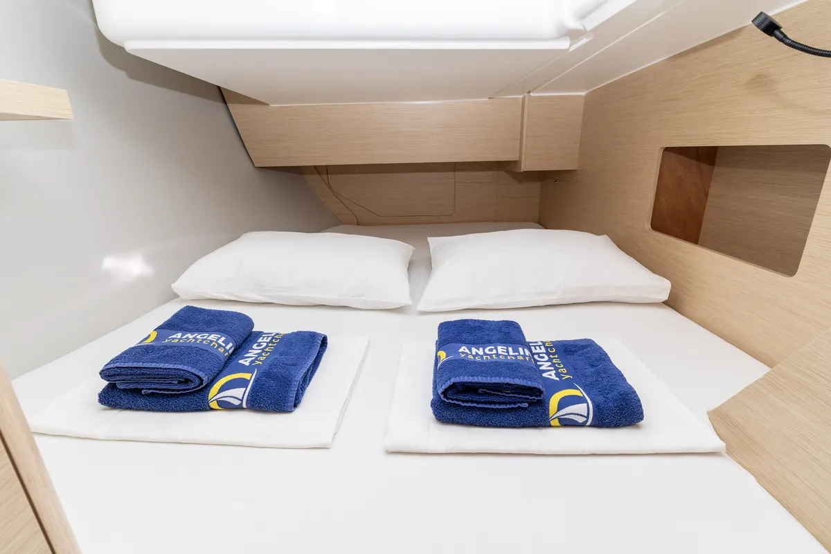 Cabin on Lumi, a Dufour 37 sailboat at Grad Biograd na Moru, Croatia