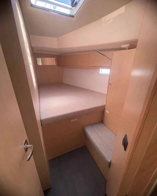 Cabin on Giovanna, a Bavaria Cruiser 46 Style sailboat at Figari/Golfo Aranci, Italy