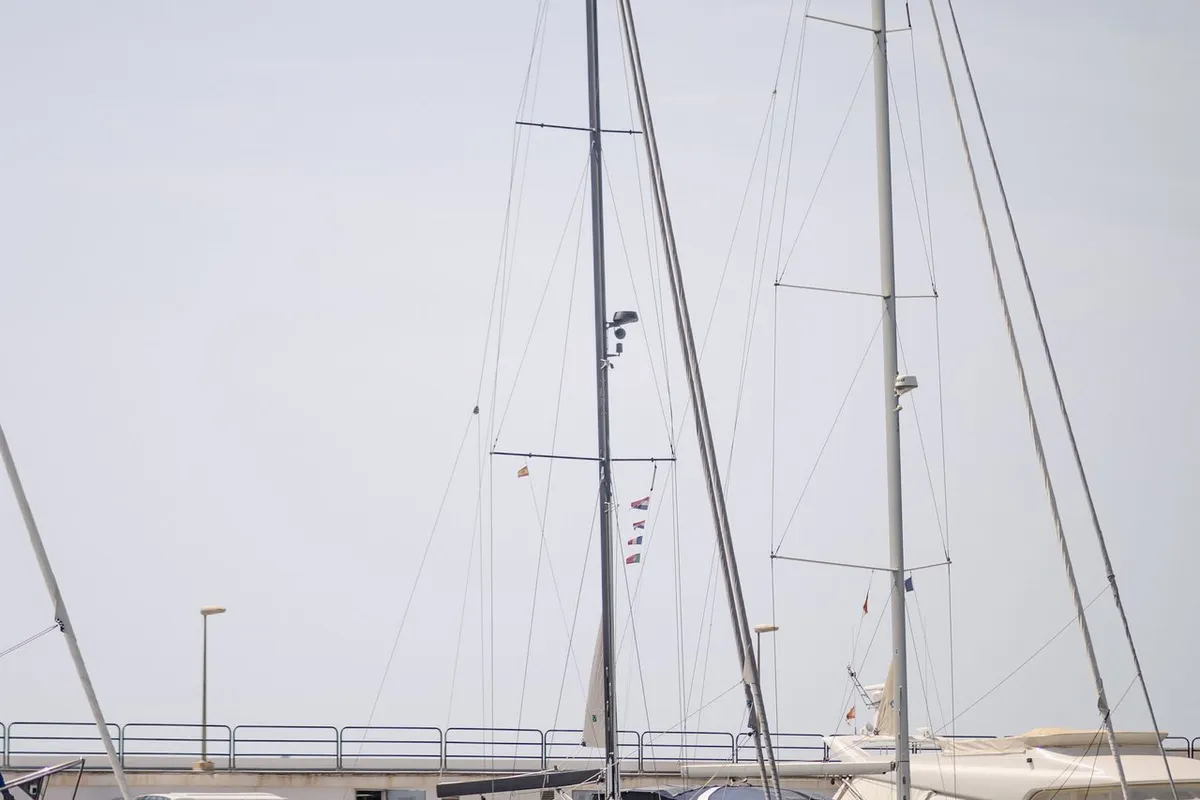 Adventuro, a Hanse Yachts Moody 54 DS sailboat at Palma de Mallorca, Spain