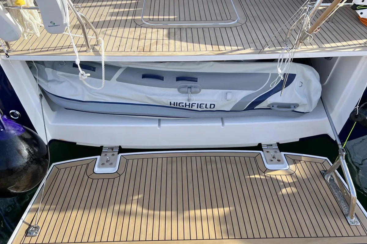Adventuro, a Hanse Yachts Moody 54 DS sailboat at Palma de Mallorca, Spain