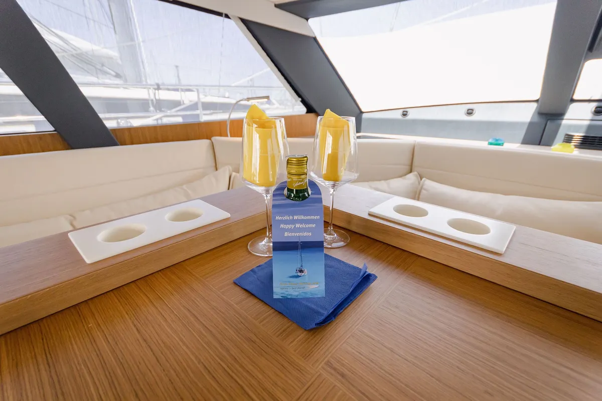 Adventuro, a Hanse Yachts Moody 54 DS sailboat at Palma de Mallorca, Spain