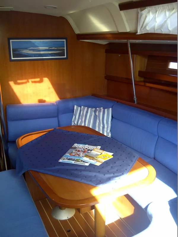 Salon of My Dream, a Dufour 365 sailboat at Yerseke, Netherlands