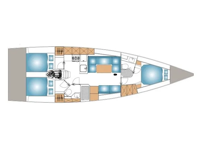 Exterior view of Black Pearl, a Gulet x-reuse sailboat at Piraeus, Greece