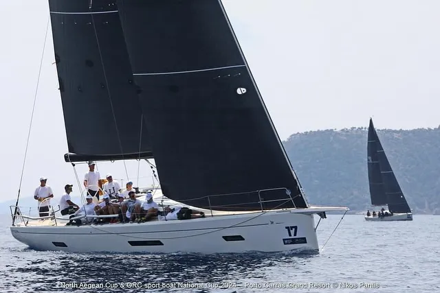 Exterior view of Black Pearl, a Gulet x-reuse sailboat at Piraeus, Greece