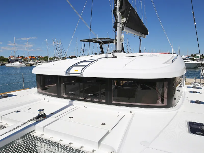 Exterior view of Gin Tonic, a Lagoon 39 catamaran at Općina Sukošan, Croatia