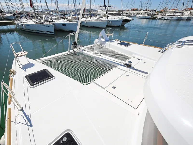 Deck of Gin Tonic, a Lagoon 39 catamaran at Općina Sukošan, Croatia