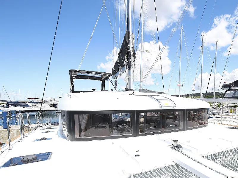 Exterior view of Gin Tonic, a Lagoon 39 catamaran at Općina Sukošan, Croatia