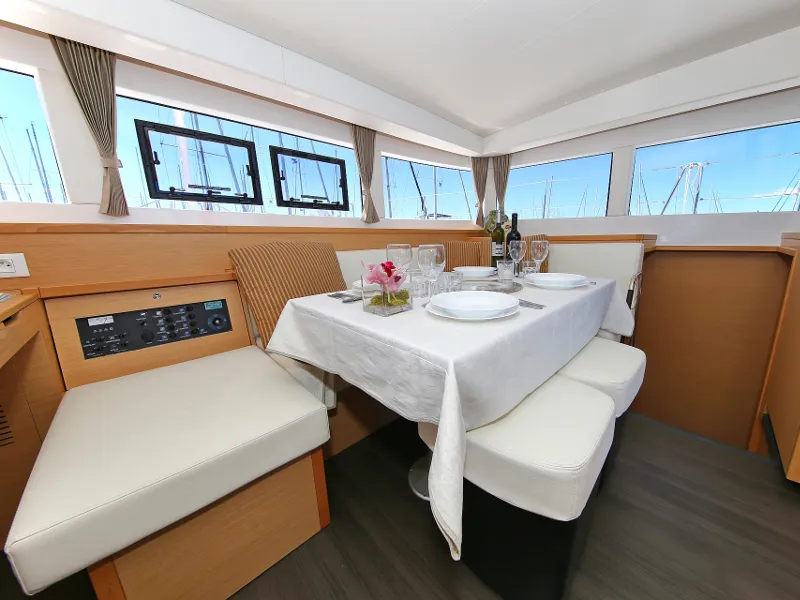 Salon of Gin Tonic, a Lagoon 39 catamaran at Općina Sukošan, Croatia