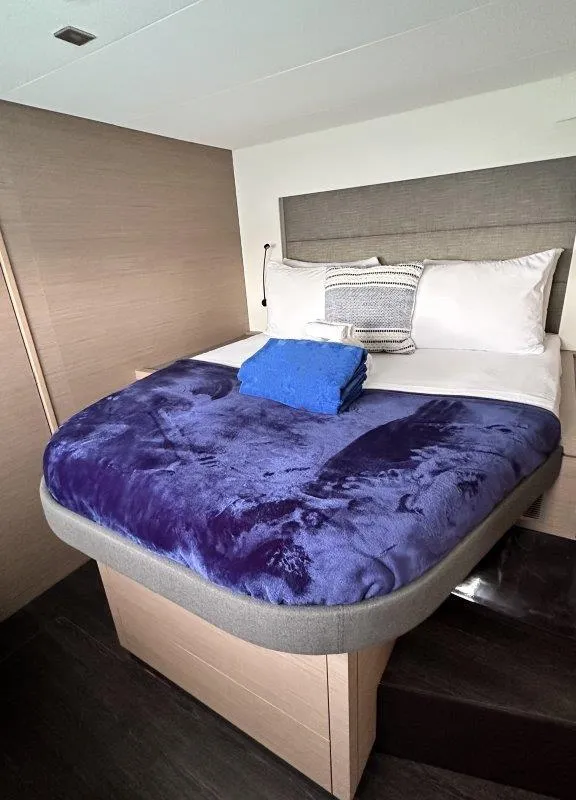 Cabin on Stargazer, a Fountaine Pajot Tanna 47 catamaran at Road Town, British Virgin Islands
