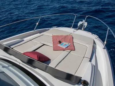 Classic, a Jeanneau Cap Camarat 9.0 WA motorboat at Bacoli, Italy