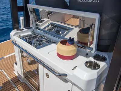 Classic, a Jeanneau Cap Camarat 9.0 WA motorboat at Bacoli, Italy