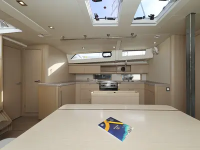 Galley of Anne, a Beneteau Oceanis 46.1 sailboat at Grad Vodice, Croatia