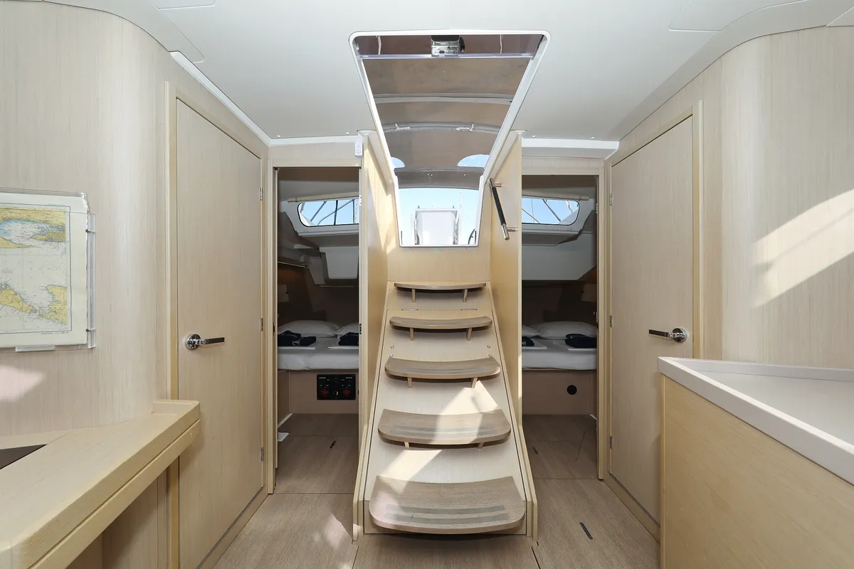 Anne, a Beneteau Oceanis 46.1 sailboat at Grad Vodice, Croatia