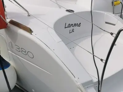 LANME, a Lagoon 380 catamaran at Propriano, France