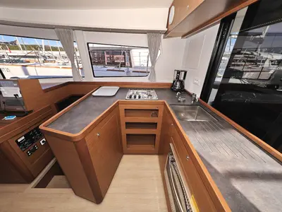 Galley of Sea Ya, a Lagoon 42 catamaran at Općina Sukošan, Croatia