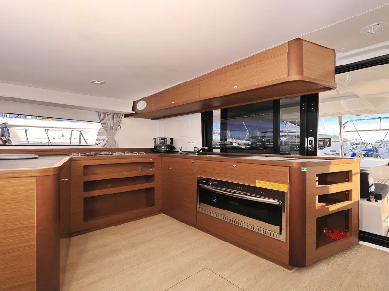 Galley of Sea Ya, a Lagoon 42 catamaran at Općina Sukošan, Croatia