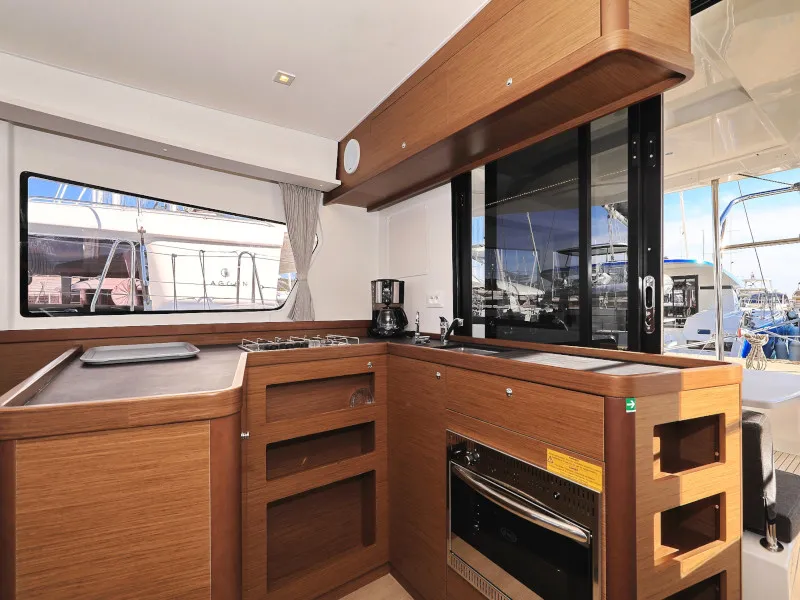 Galley of Sea Ya, a Lagoon 42 catamaran at Općina Sukošan, Croatia