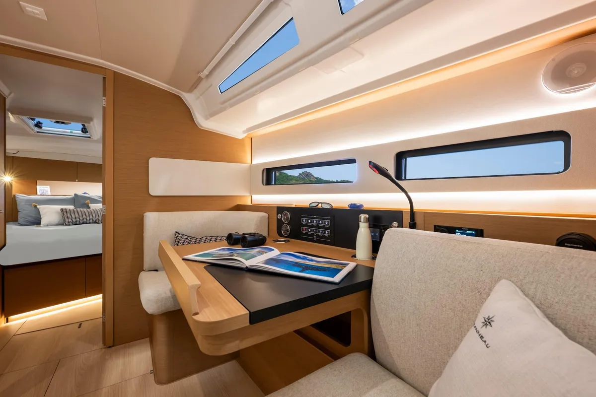 Salon of Stariel, a Jeanneau Sun Odyssey 415 sailboat at Grad Opatija, Croatia