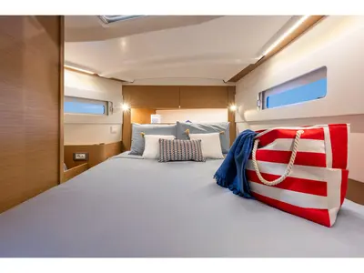 Cabin on Stariel, a Jeanneau Sun Odyssey 415 sailboat at Grad Opatija, Croatia