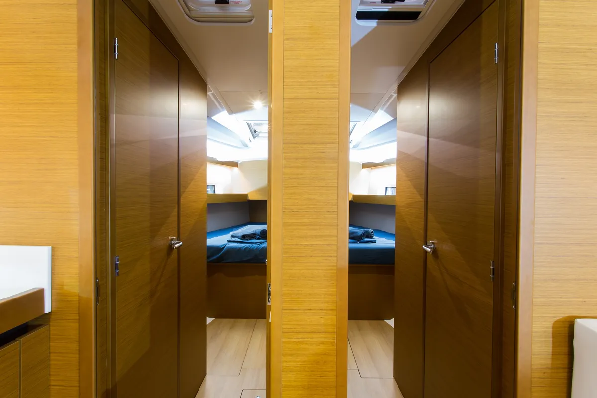 Wanderlust, a Jeanneau Sun Odyssey 490 sailboat at Athens, Greece