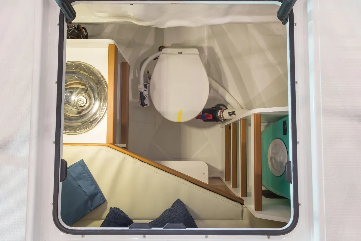 Head on Wanderlust, a Jeanneau Sun Odyssey 490 sailboat at Athens, Greece