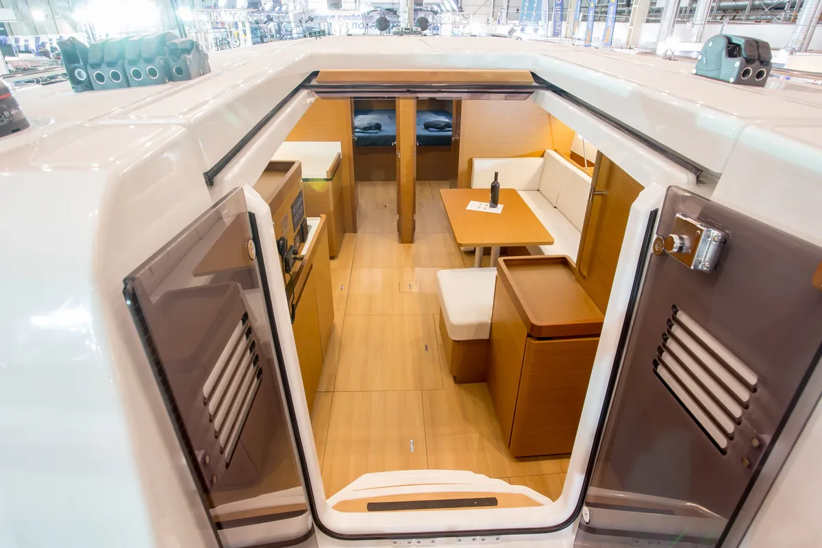 Wanderlust, a Jeanneau Sun Odyssey 490 sailboat at Athens, Greece