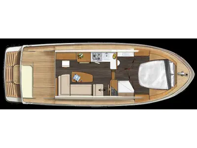 Floor plan of Isolde, a Linssen Grand Sturdy 29.9 Sedan motor yacht at Werder (Havel), Germany