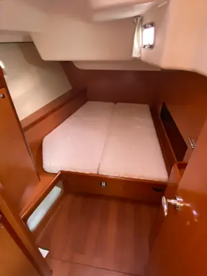 Cabin on Valasia, a Beneteau Oceanis 54 sailboat at Municipal Unit of Elefsina, Greece