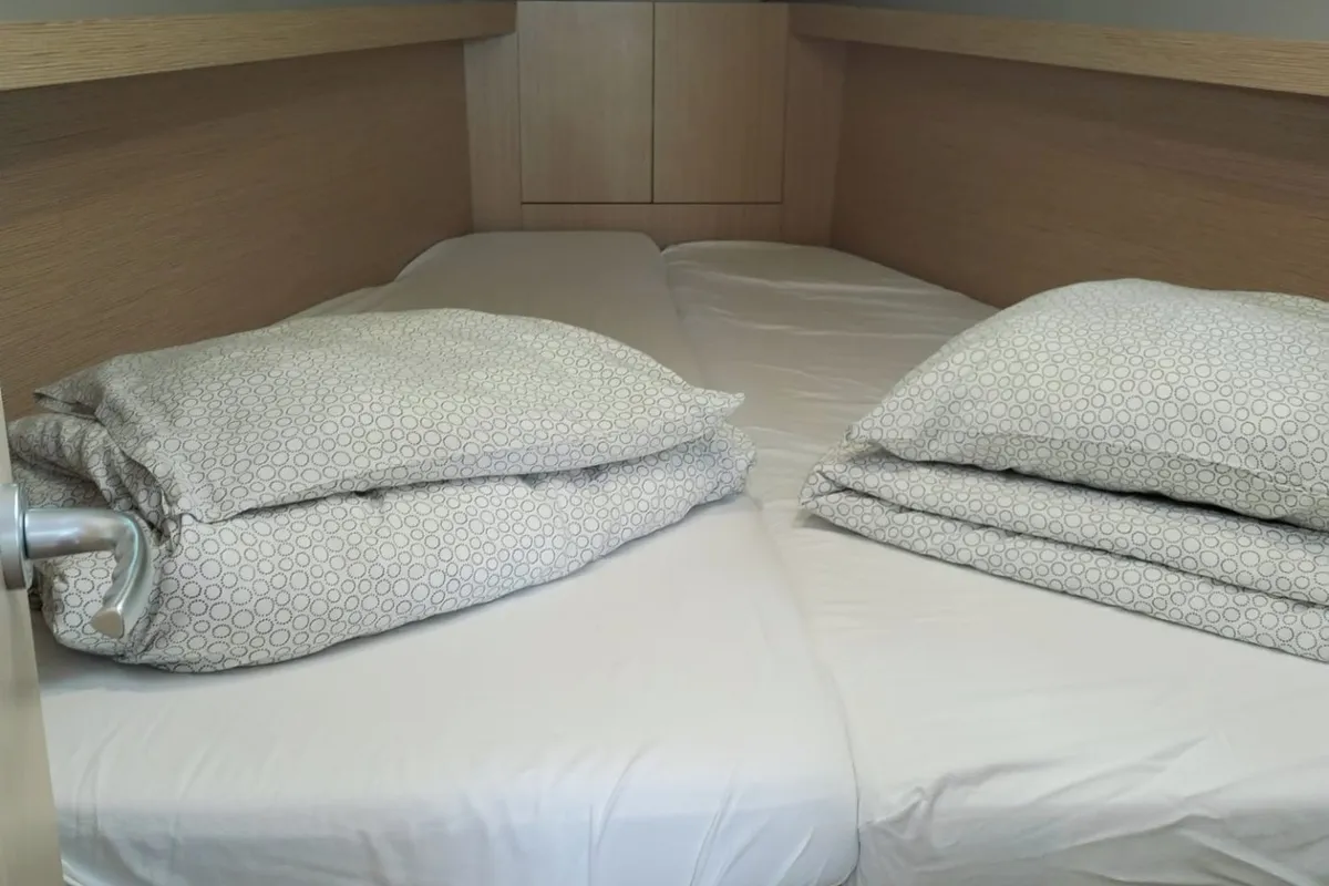 Cabin on Aurélie, a Dehler 38 SQ sailboat at Punat, Croatia