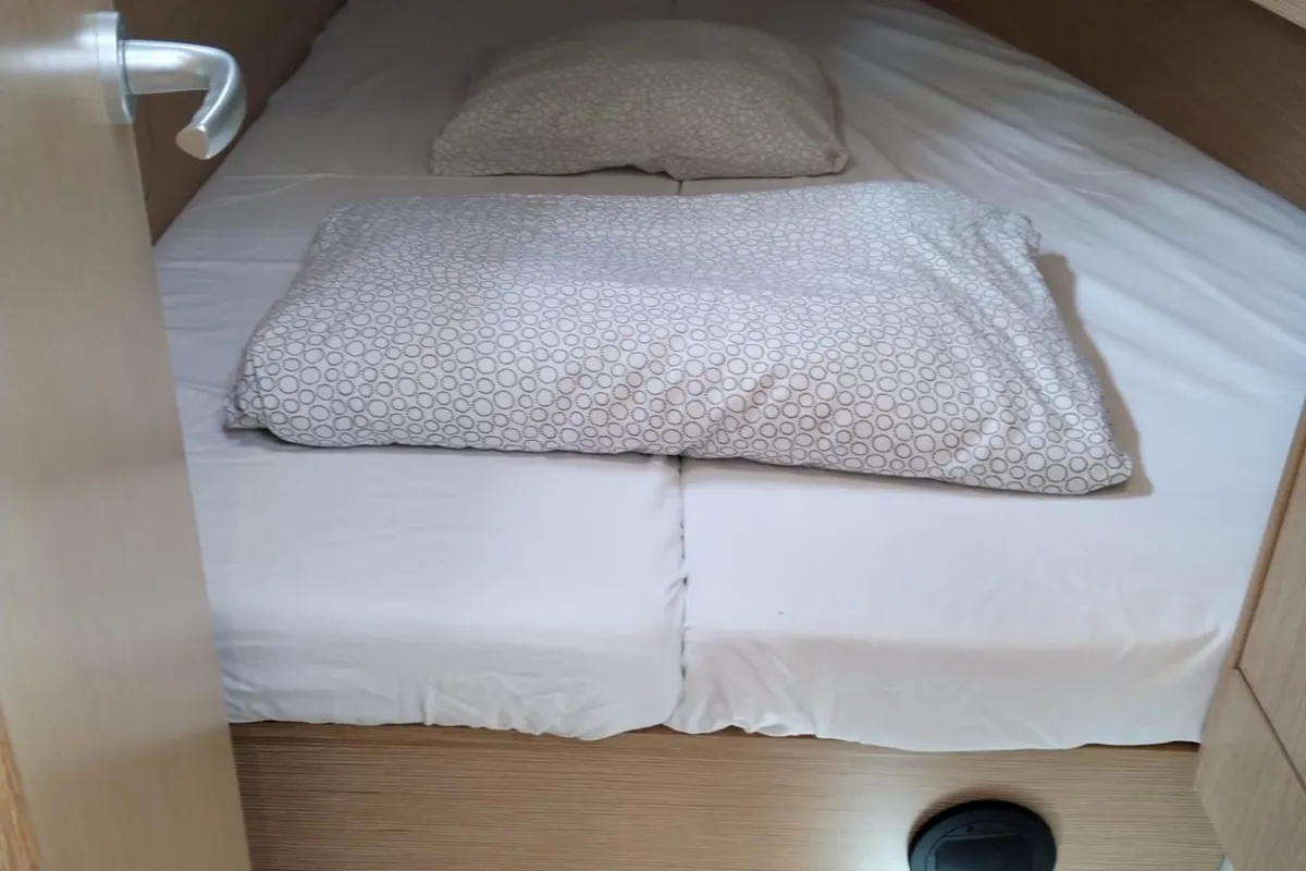 Cabin on Aurélie, a Dehler 38 SQ sailboat at Punat, Croatia