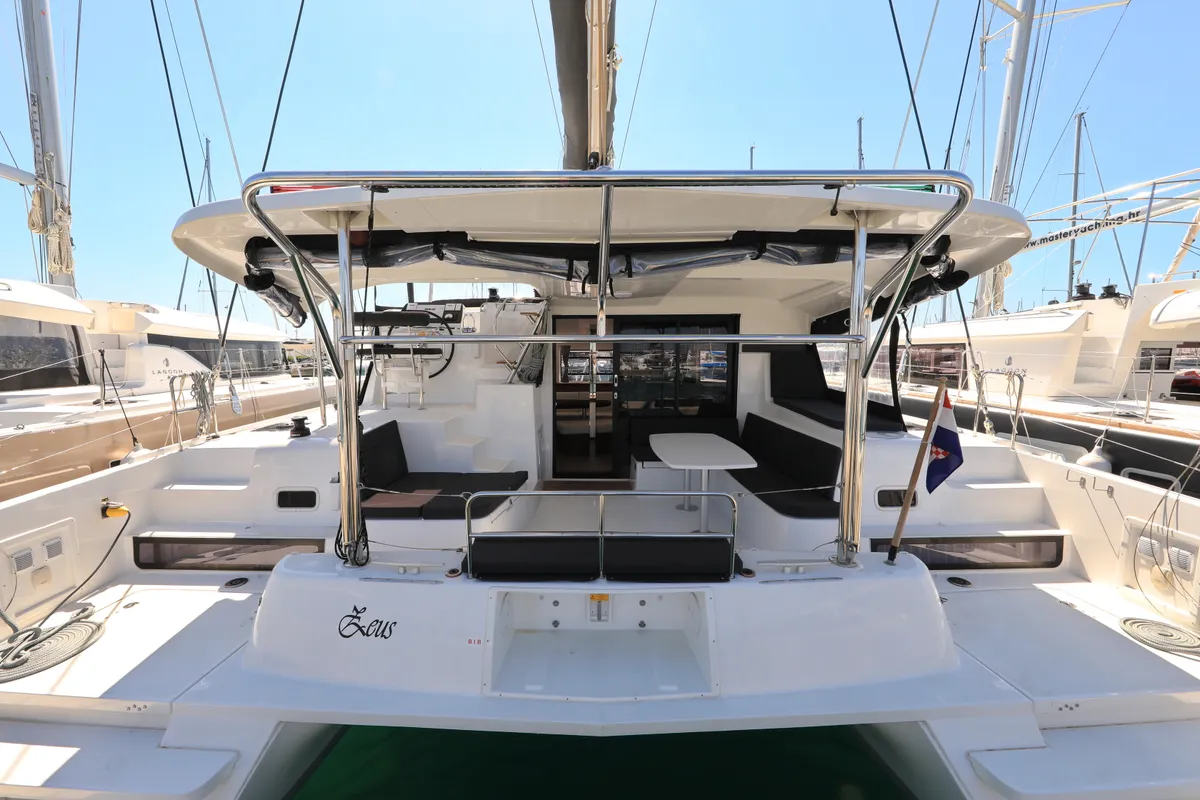 Cabin on ZEUS, a Lagoon 42 catamaran at Općina Sukošan, Croatia