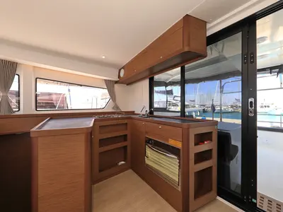 Galley of ZEUS, a Lagoon 42 catamaran at Općina Sukošan, Croatia