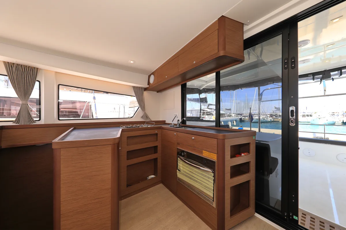 Galley of ZEUS, a Lagoon 42 catamaran at Općina Sukošan, Croatia