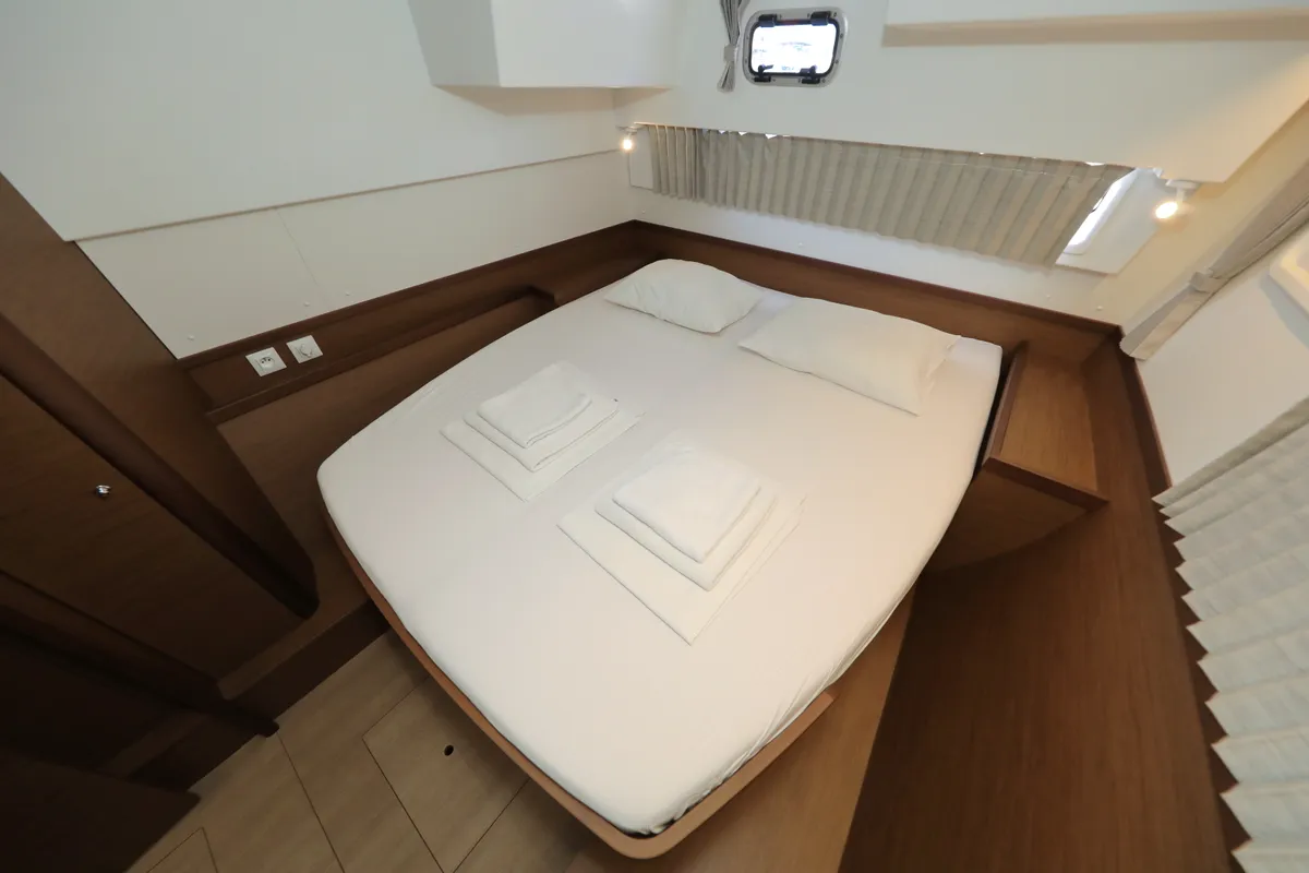 Cabin on ZEUS, a Lagoon 42 catamaran at Općina Sukošan, Croatia