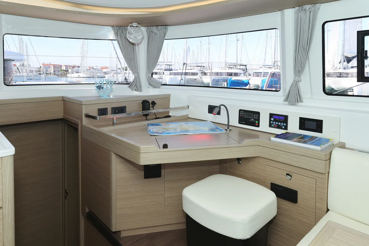 Cabin on Ship Happens, a Lagoon 46 catamaran at Općina Sukošan, Croatia