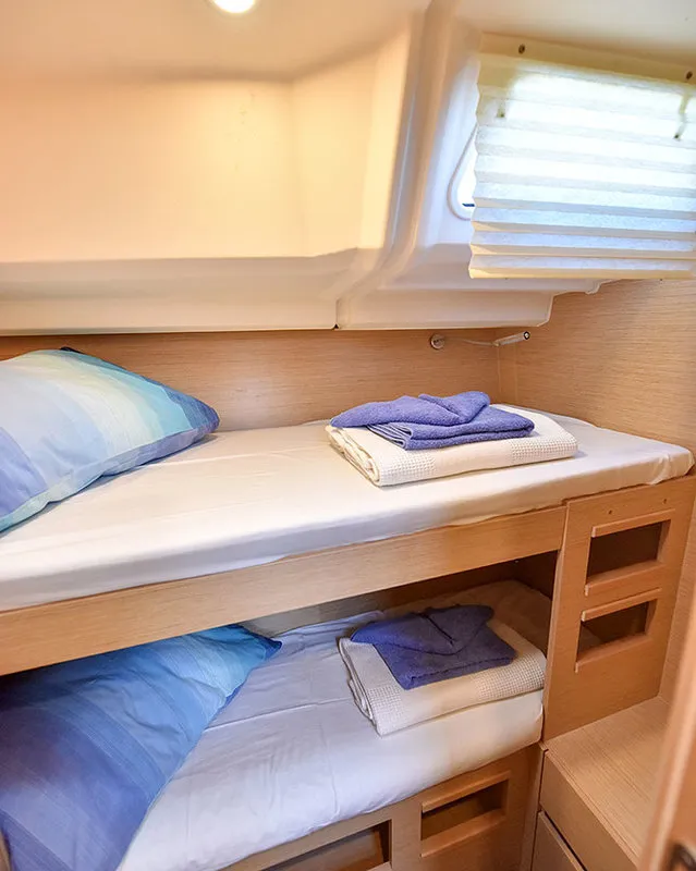 Cabin on Hamam, a Hanse 508 sailboat at Fethiye, Turkey
