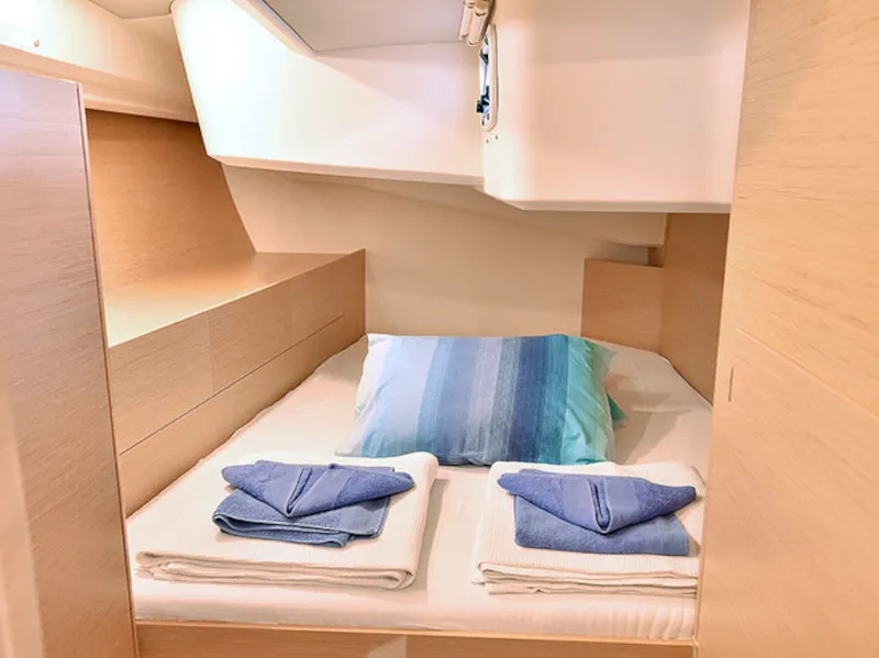 Cabin on Hamam, a Hanse 508 sailboat at Fethiye, Turkey