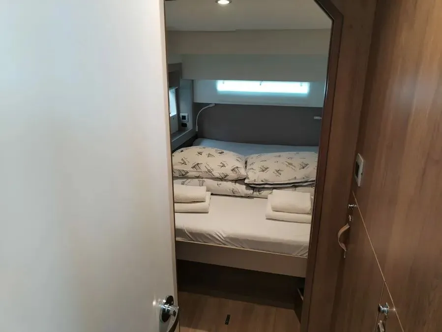 Lizzy, a Bali 4.2 catamaran at Seget Donji, Croatia