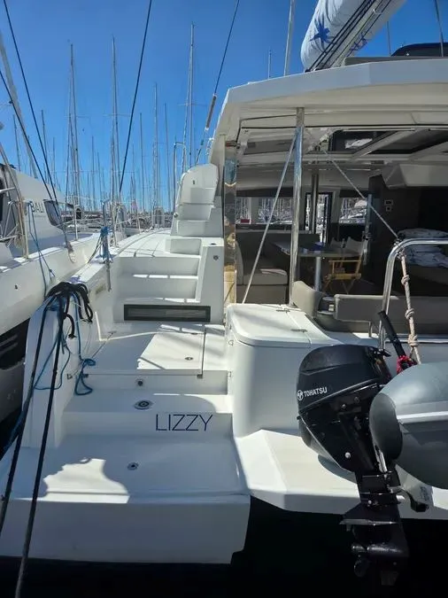 Lizzy, a Bali 4.2 catamaran at Seget Donji, Croatia