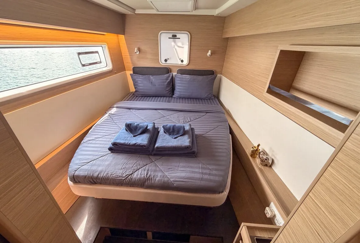 Cabin on Cloud Dancer 2, a Lagoon 43 catamaran at Pa Khlok, Thailand