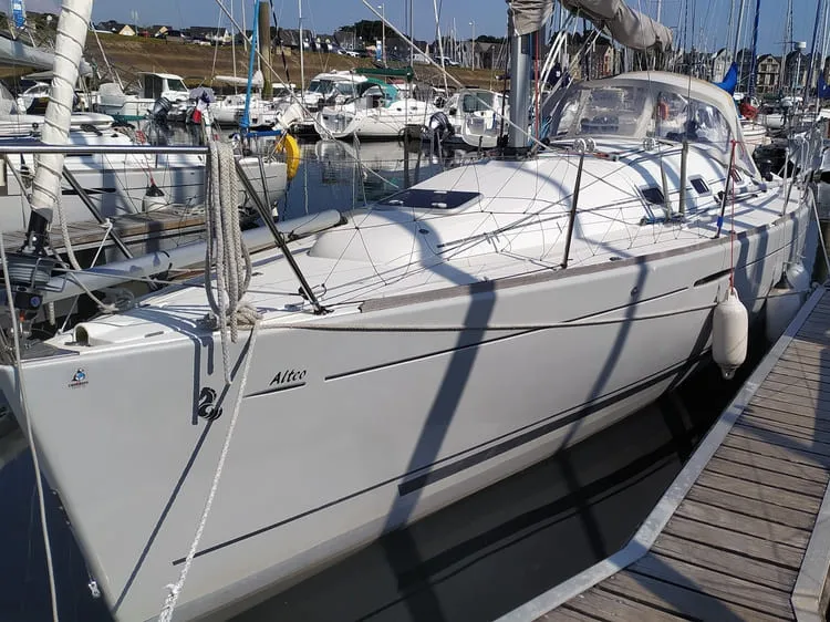 Orion, a Beneteau First 31.7 sailboat at Kerners, France