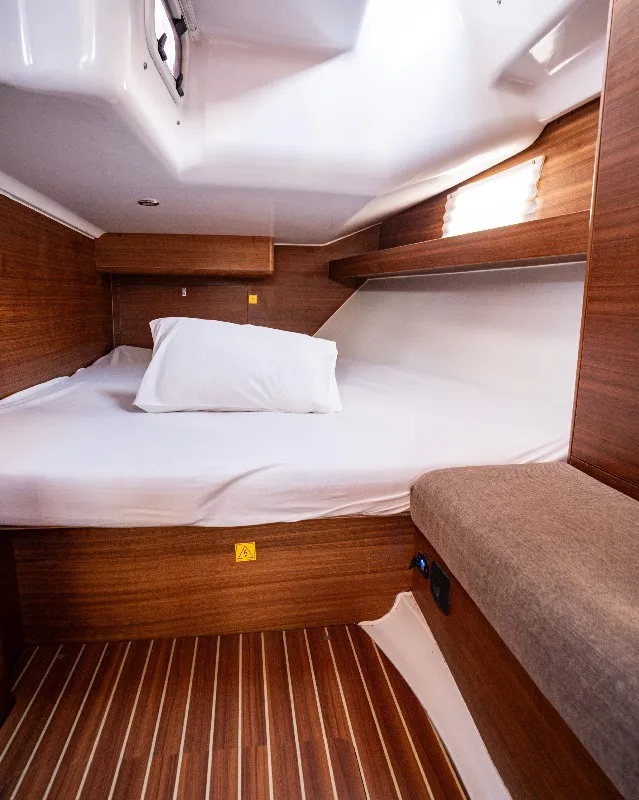 Cabin on Carolina, a Elan Impression 45.1 sailboat at Pirovac, Croatia