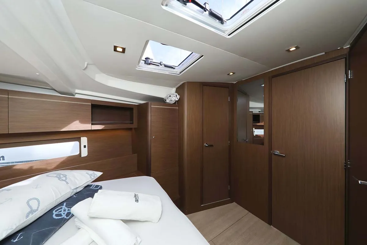 Cabin on Maya, a Beneteau Oceanis 46.1 sailboat at Municipal Unit of Lefkada, Greece