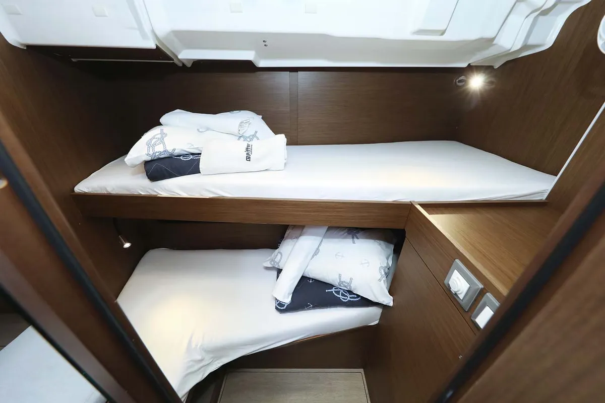 Cabin on Maya, a Beneteau Oceanis 46.1 sailboat at Municipal Unit of Lefkada, Greece