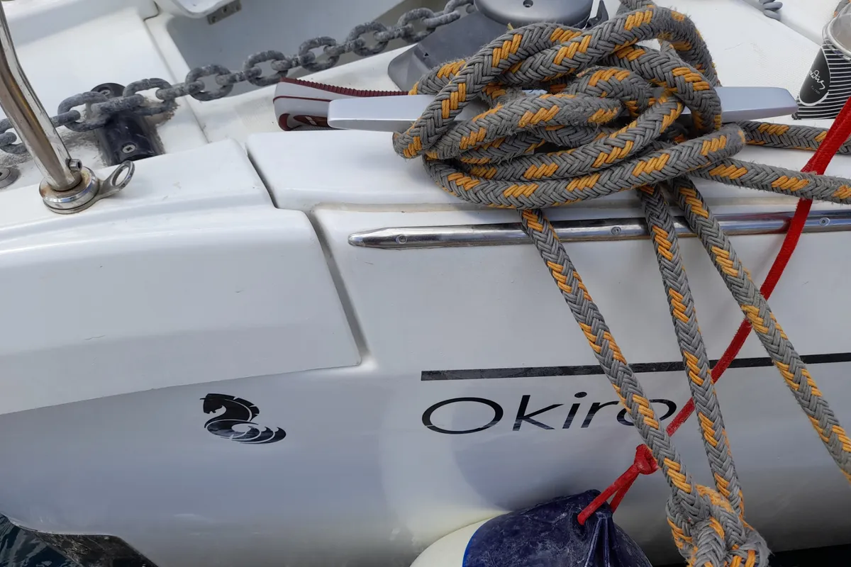 Okiroi, a Beneteau Oceanis 46.1 sailboat at Municipal Unit of Lefkada, Greece