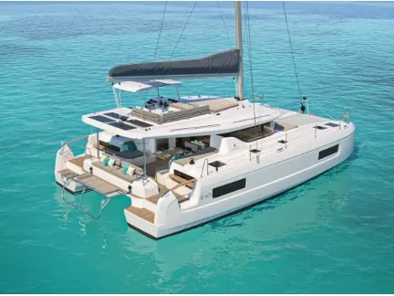 Exterior view of Niko, a Lagoon 43 - 3 + 1 cab. OW catamaran at Općina Sukošan, Croatia