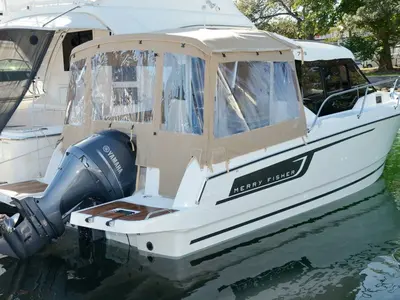 NN#2, a Jeanneau Merry Fisher 795 motorboat at Grad Trogir, Croatia