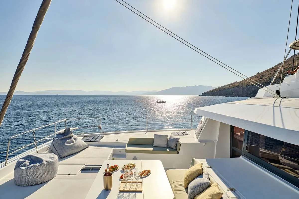 Sahana, a Bali 5.4 catamaran at Municipal Unit of Nea Peramos, Greece