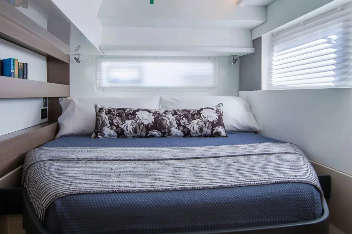 Cabin on Moorings 4200/3/3 Exclusive, a Leopard 42 catamaran at Road Town, British Virgin Islands